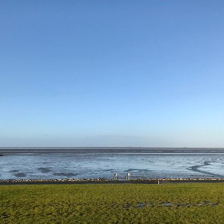 Gemuetliches Ferienhaus Hinterm Deich Nordstrand Exteriér fotografie