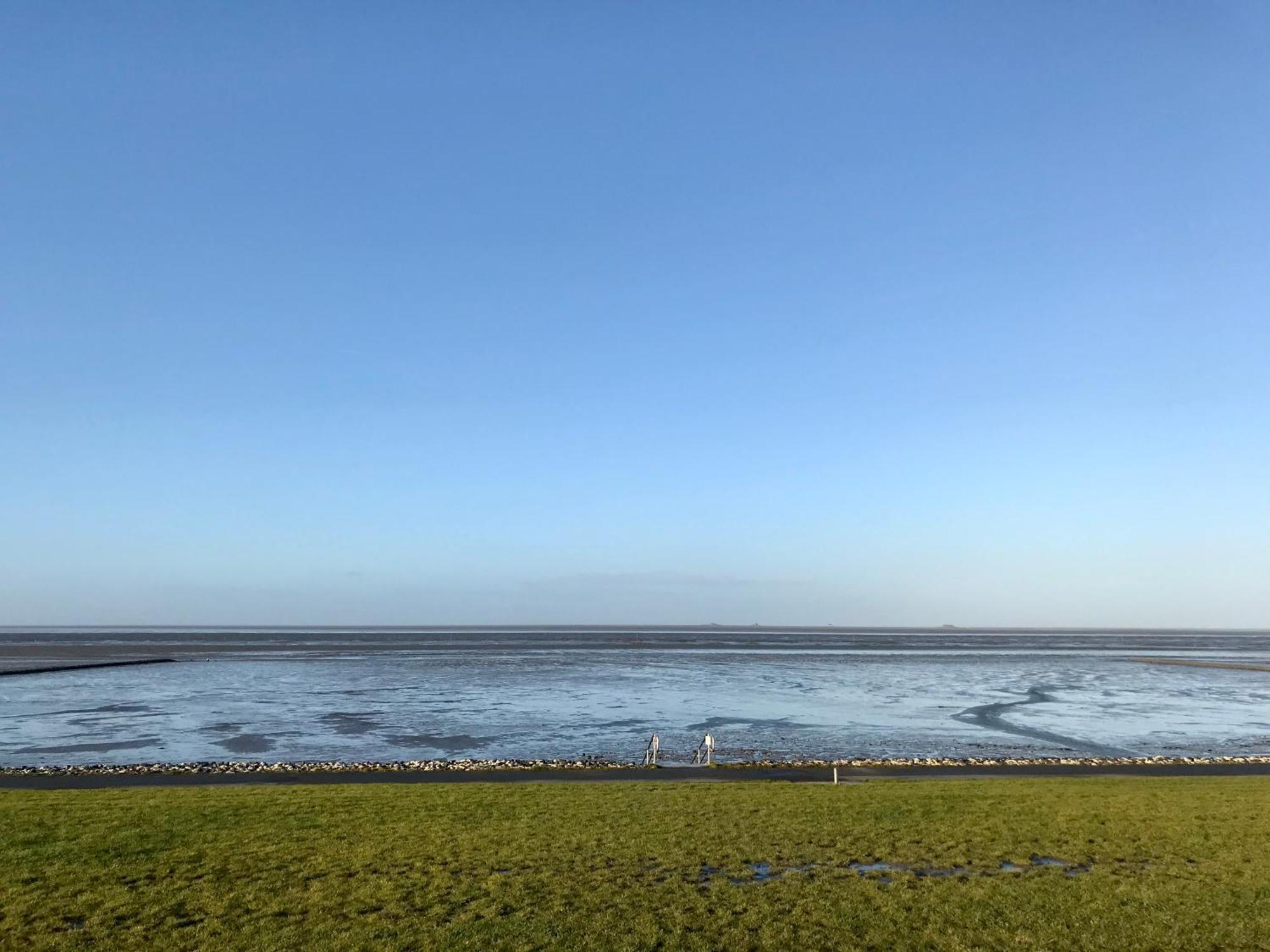 Gemuetliches Ferienhaus Hinterm Deich Nordstrand Exteriér fotografie